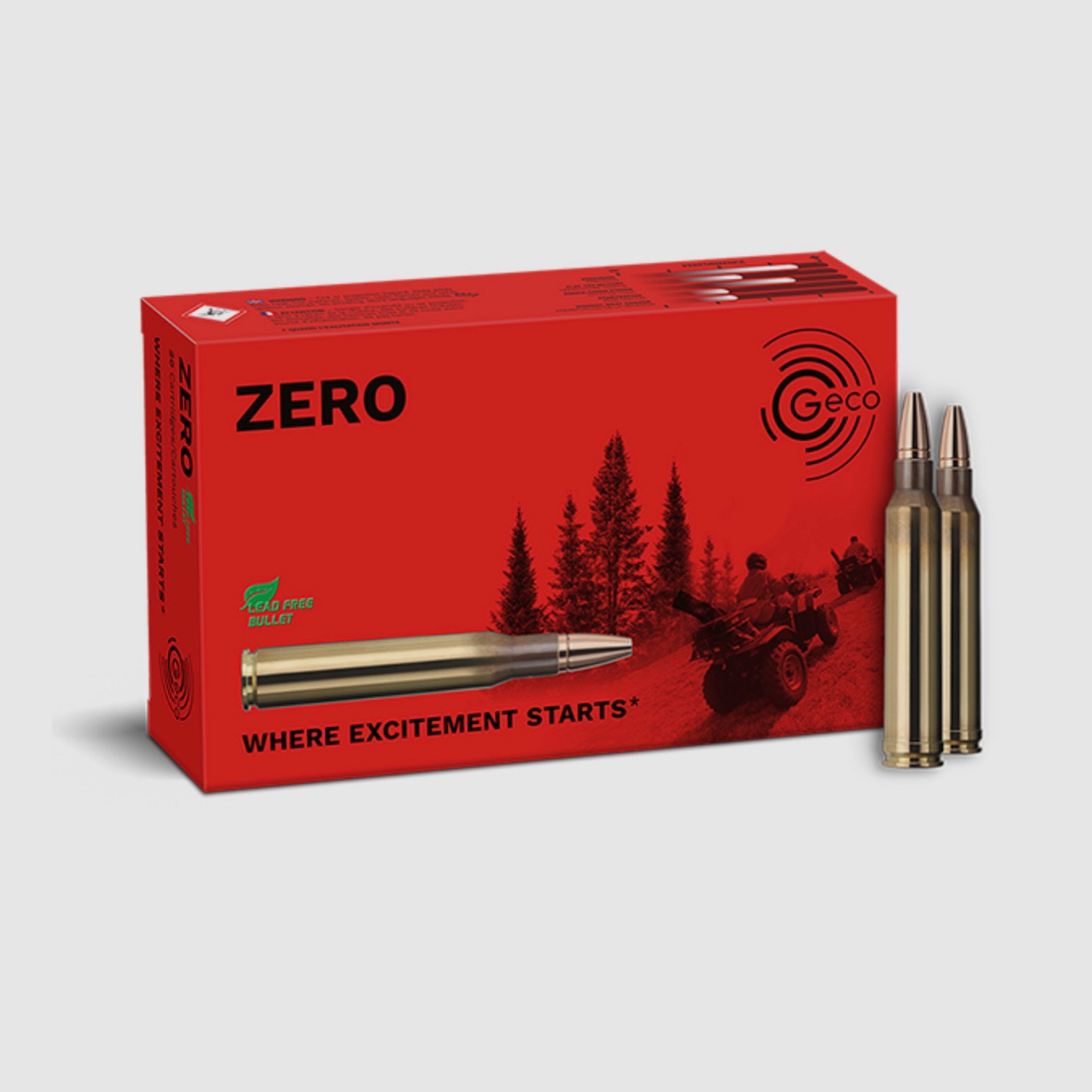 Geco 2318822 Zero .300 Win. Mag. 8,8g 136grs. Bleifrei 20 Stk