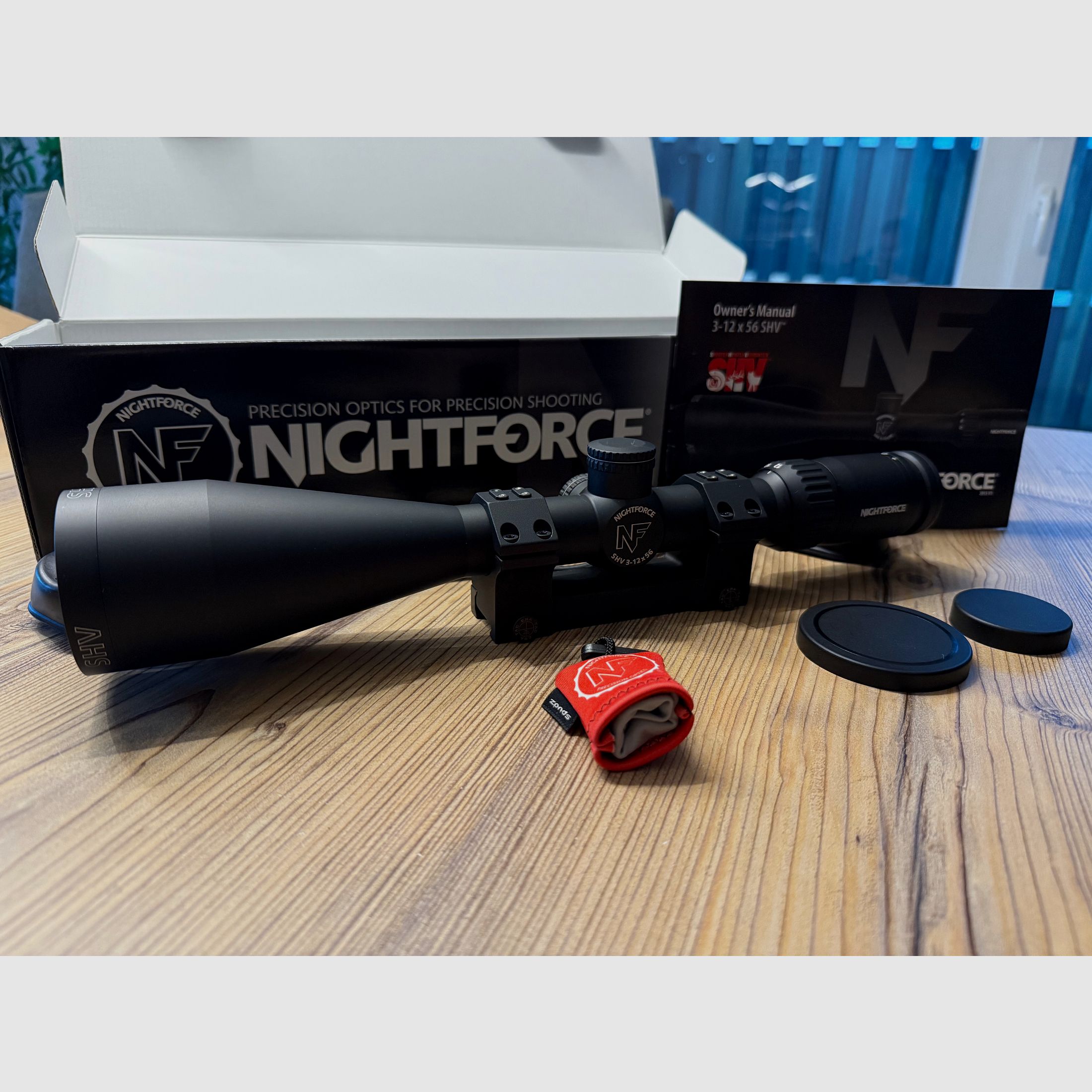 Nightforce SHV 3-12x56 telescopio NUEVO/EN SU EMBALAJE ORIGINAL