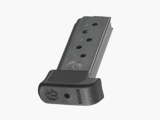 Cargador metálico RUGER LCP 7R con extensión – 380 Auto