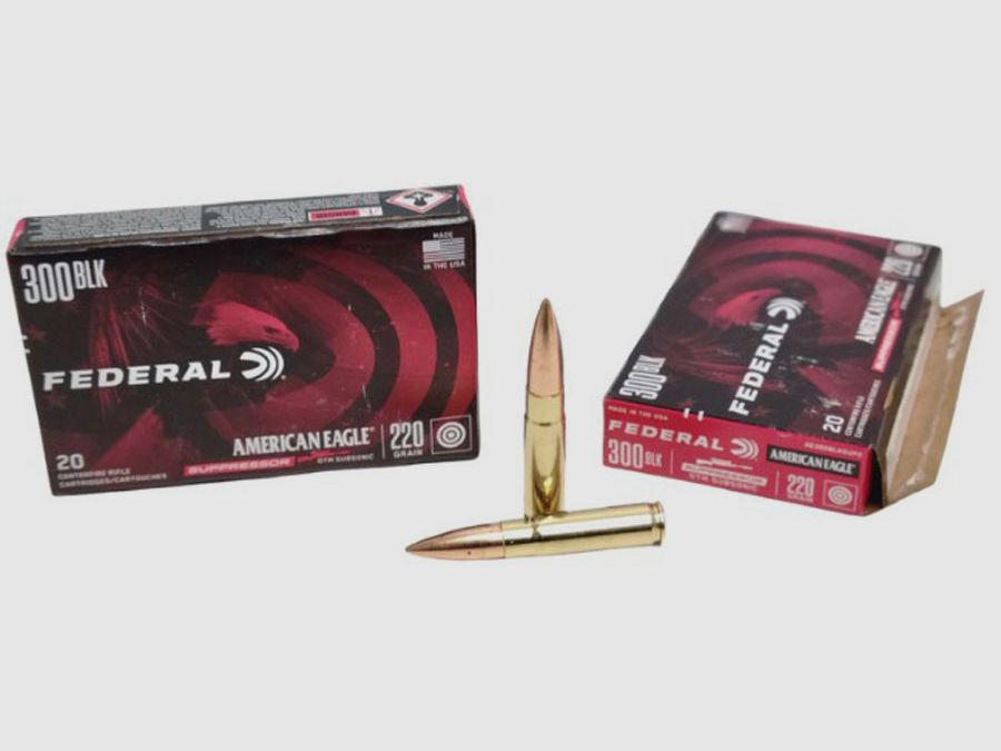 Büchsenmunition FEDERAL American Eagle – 300 AAC Blk – 220 grains – OTM, Bild 2 von 4