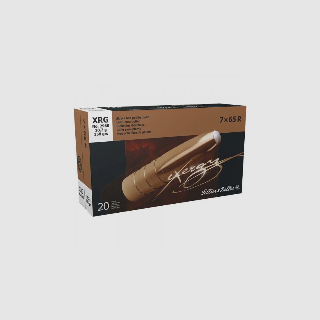 SELLIER & BELLOT 7x65R - XRG - 158GRS. - 20 SCHUSS- BLEIFREI