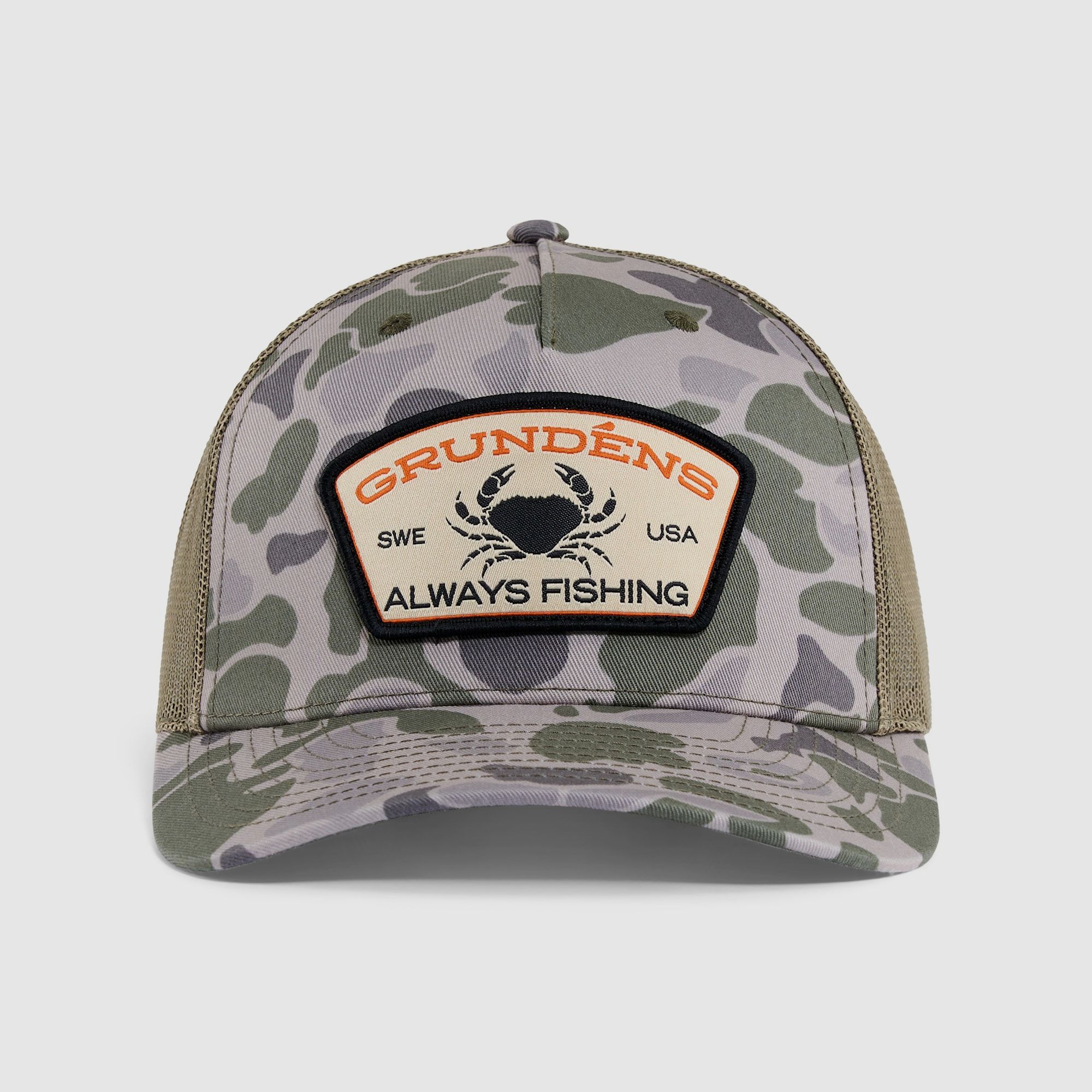 Grundéns Always Fishing Trucker Marsh Camo