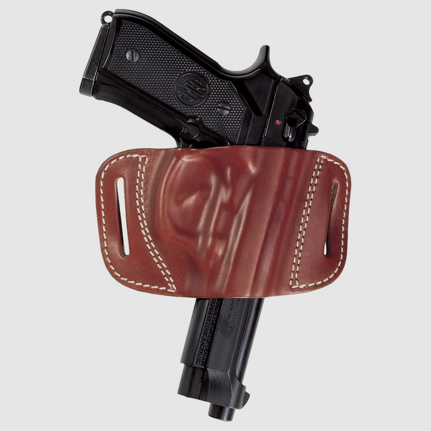 Vega Holster Belt Leather Holster Uncovered Full Barrel