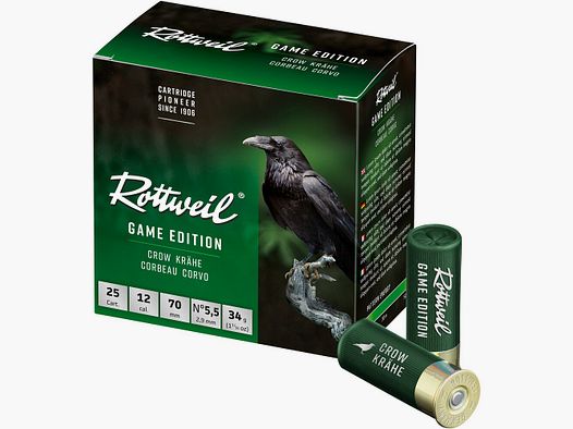 Rottweil 12/70 Game Edition Crow 2.9mm 34g
