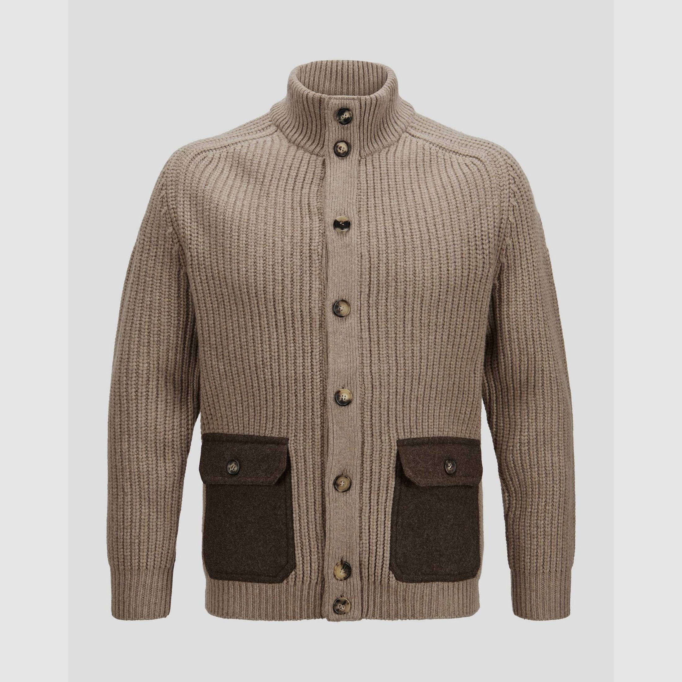 Habsburg Gilet Aurelio en Beige, image 1 sur 2