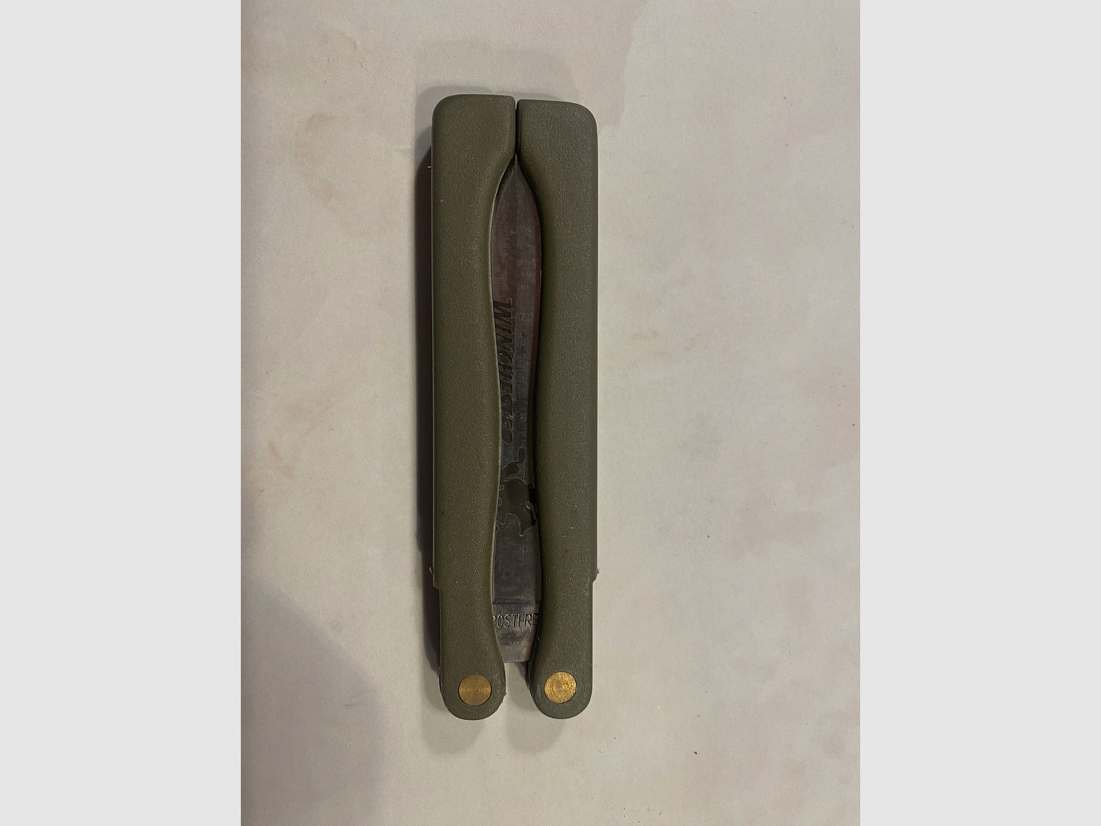 Winchester coltello a farfalla (Balisong) – inox – Vintage