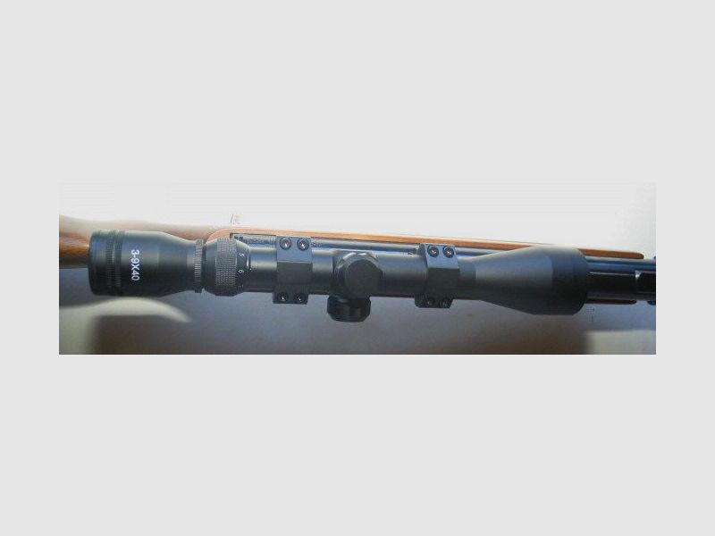 Incienso HW 35 con silenciador y visor 3-9x40 - ¡ajustado!