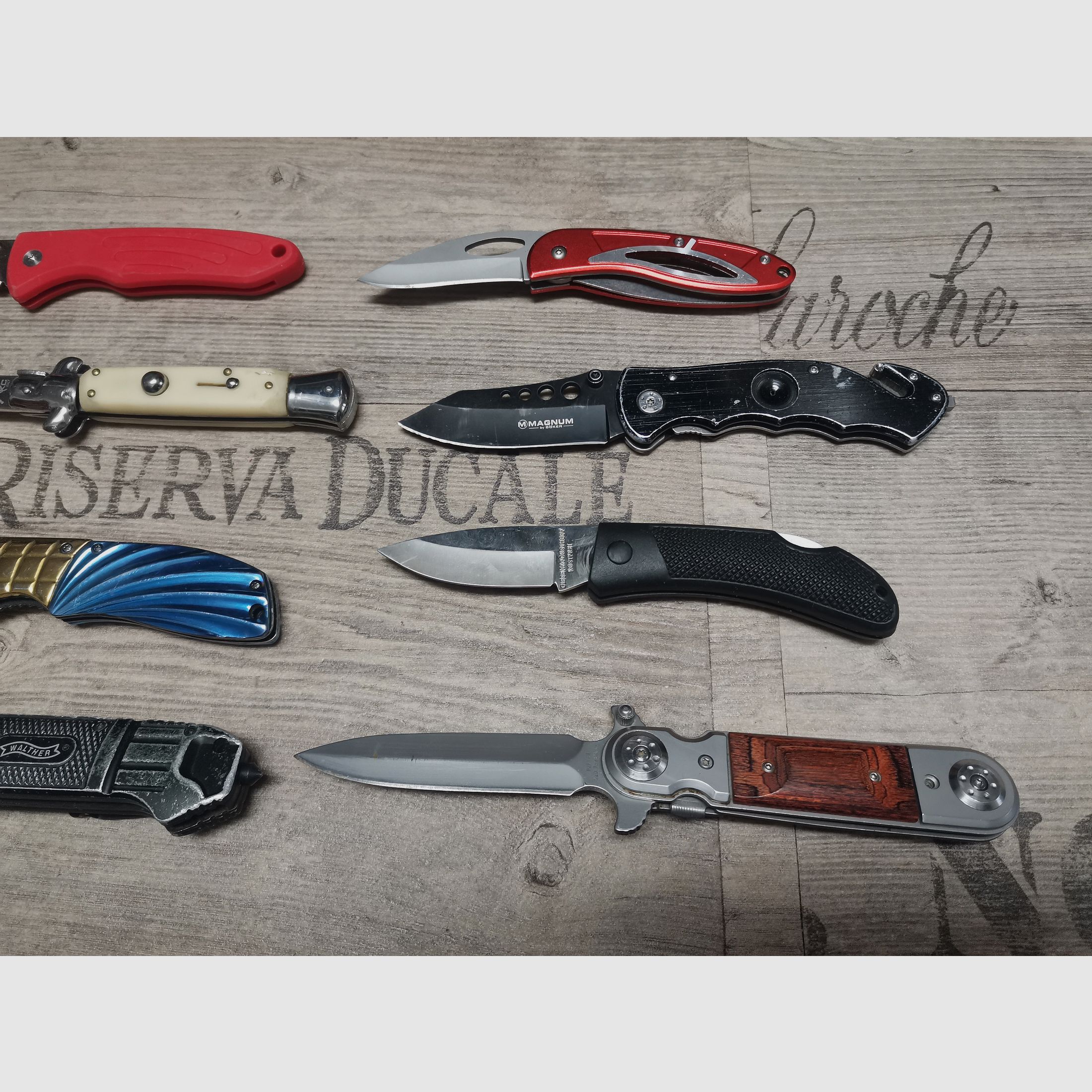 Messer Konvolut Böker Haller Walther Herbertz etc.  Einhandmesser Dolch Springmesser