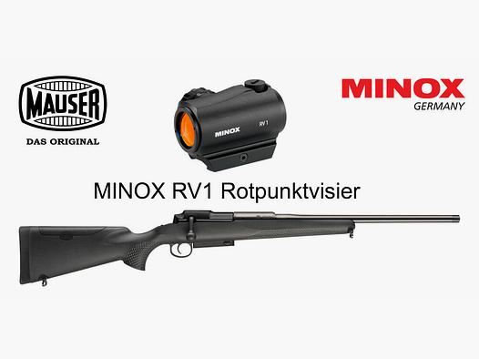 Blaser Group GmbH MAUSER 25 EXTREME Straight Pull Repeater .308 Win. + MINOX RV1 Red Dot Sight