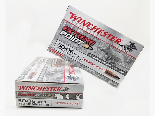Munición Winchester 30-06 SPR EXTREME POINT 150 gr