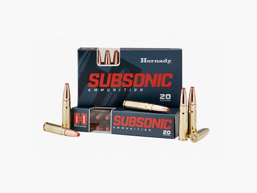 HORNADY 300 BLACKOUT 190 GRS SUB-X 20 STK