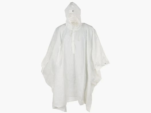 Schweizer Armee Schweizer Poncho weiß neuwertig