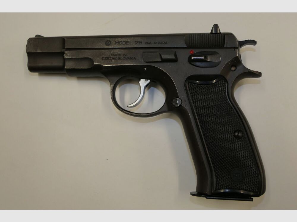 CZ	 Halbautomatische Pistole, CZ75, 9x19mm; 9mm Para; 9mm Luger