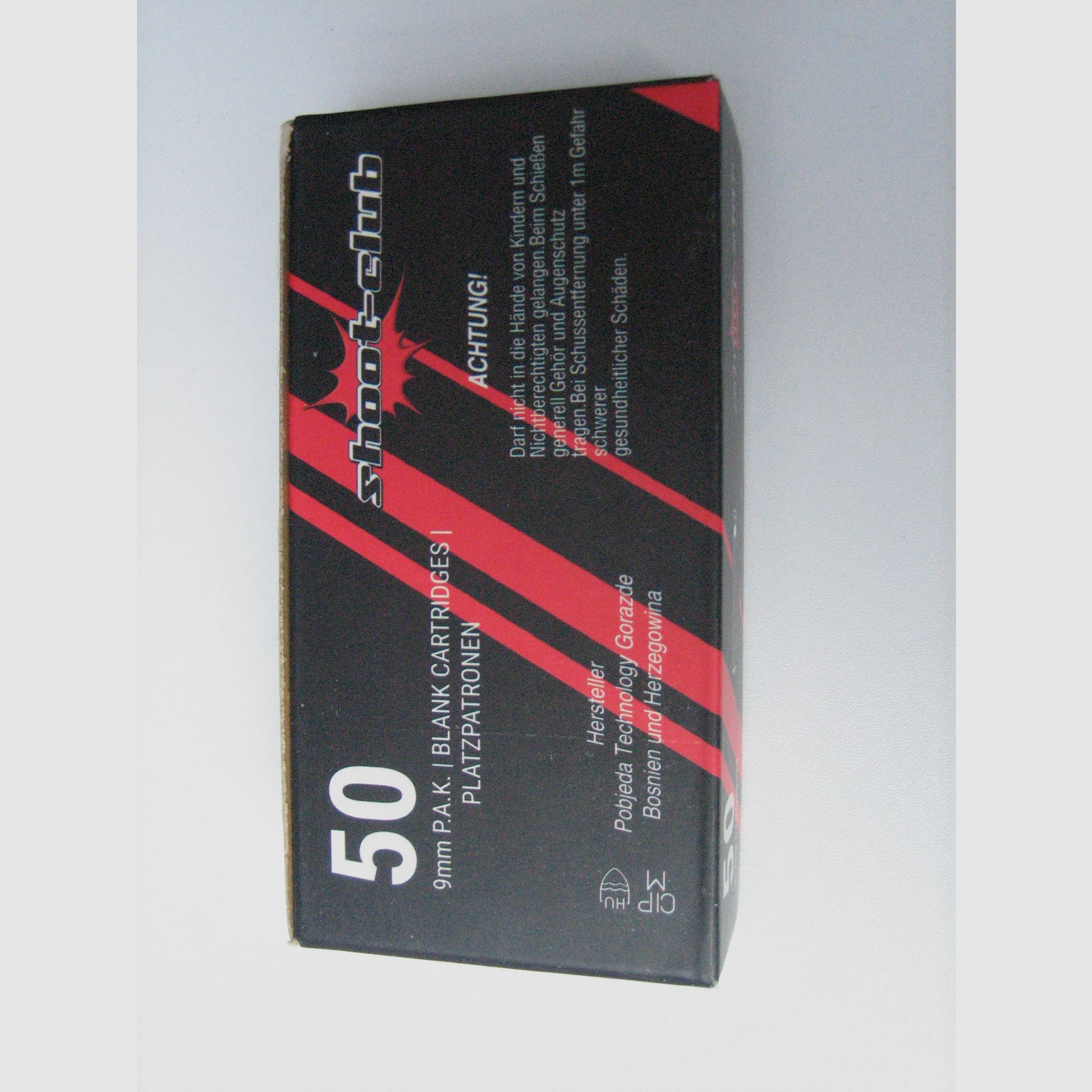 Cartuchos de fogueo 9mm P.A.K NUEVOS cartuchos de salva