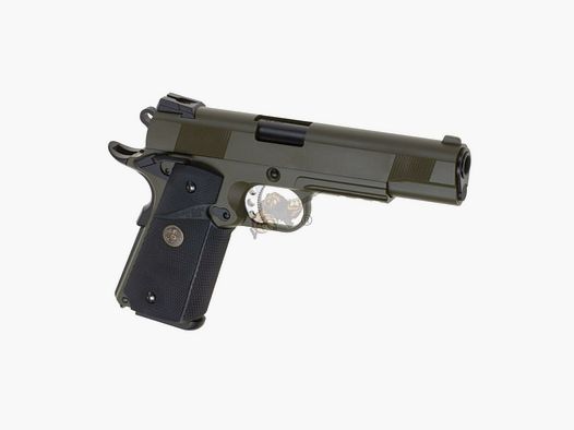 M1911 MEU Tactical Full Metal, GBB OD -F-