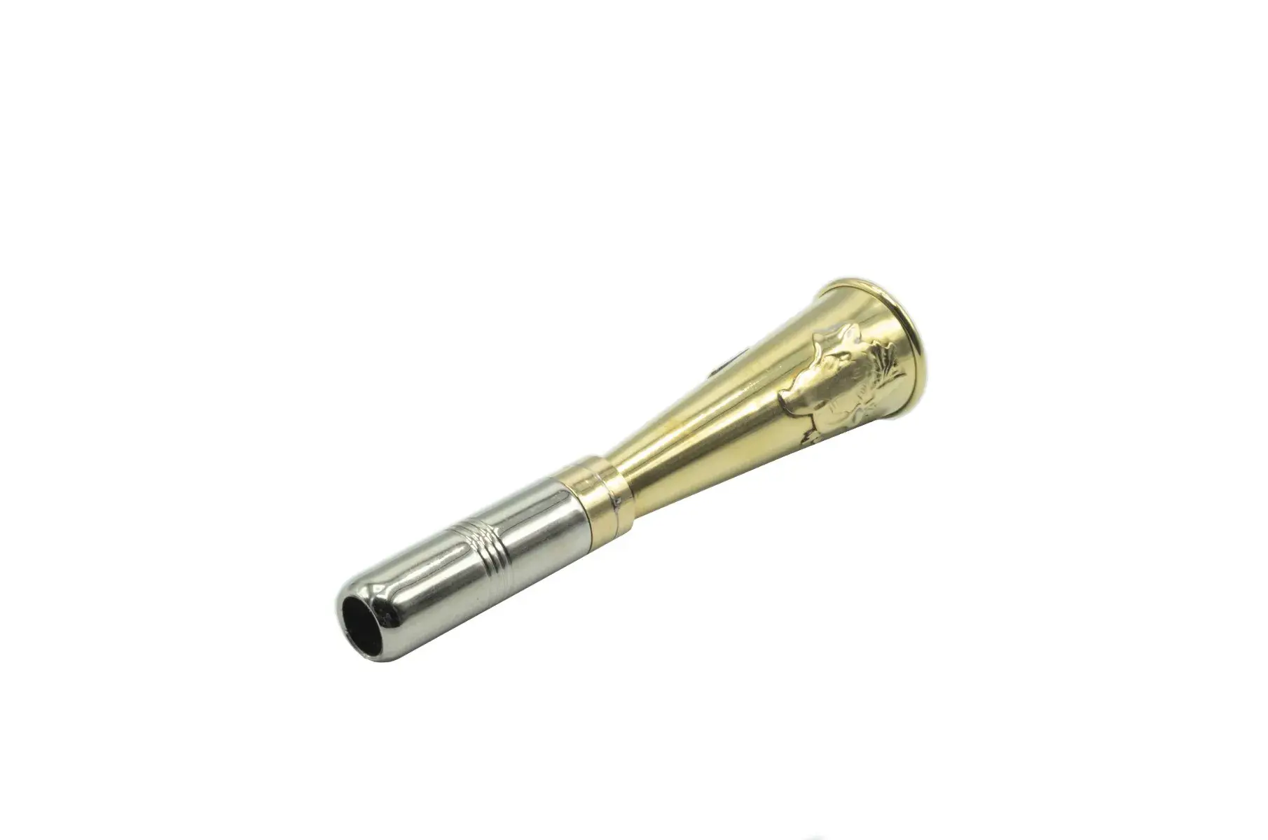 Rufhorn Messing Dekor Wildschwein 12 cm, Bild 10 von 12