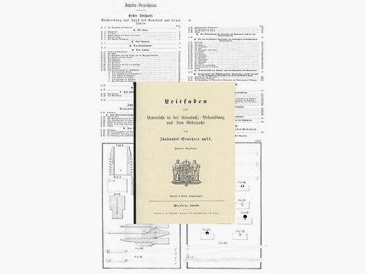 Nachdruck Dienstvorschrift zum preußischen Zündnadel-Gewehr M41 von 1859