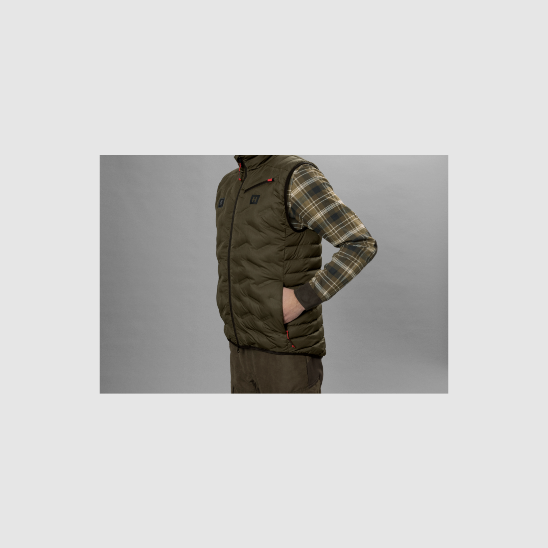 Kamizelka Podgrzewana Harkila Clim8 Insulated Willow Green (120114429), zdjęcie 2 z 5
