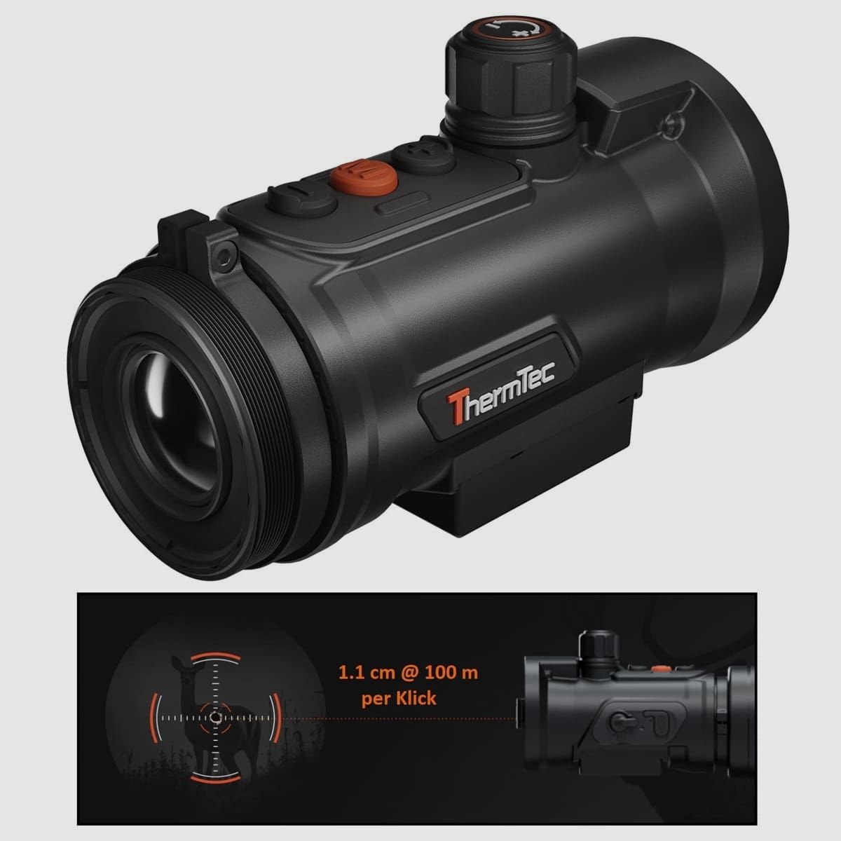 ThermTec Hunt 635L Pro dispositif thermique à clipser avec télémètre laser, image 3 sur 5