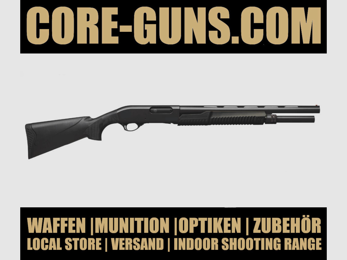 Huglu Victor HD Vorderschaftrepetierflinte Kaliber 12/76 sofort Verfügbar BLACK WEEKS SPECIAL