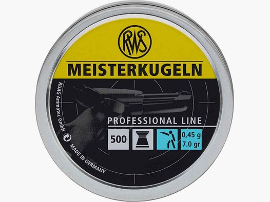 RWS 4,49mm Diabolo Meisterkugel 0,45g