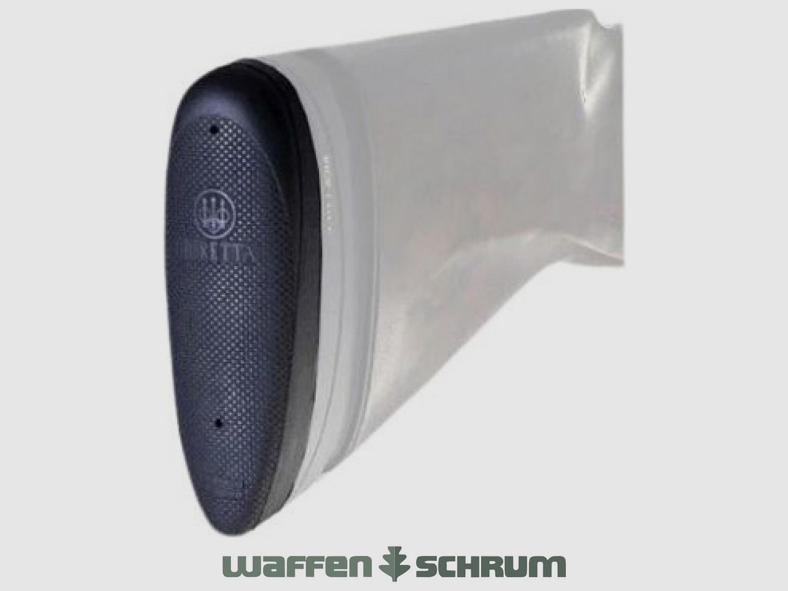 Beretta Schaftkappe MicroCore Trap Skeet für Kal.12 Trap-Flinte m. gerad. Schaftab.(13,6cm)