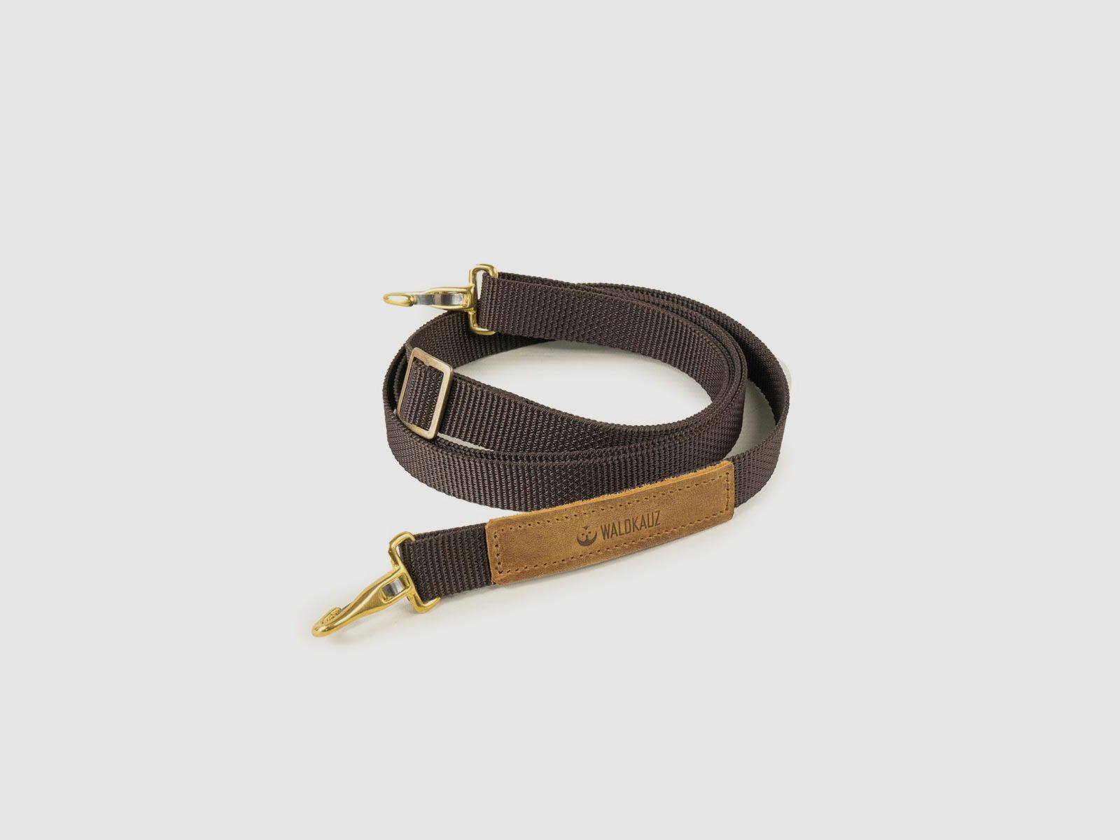 Carrying strap for gas bag "Beuteltier", brown