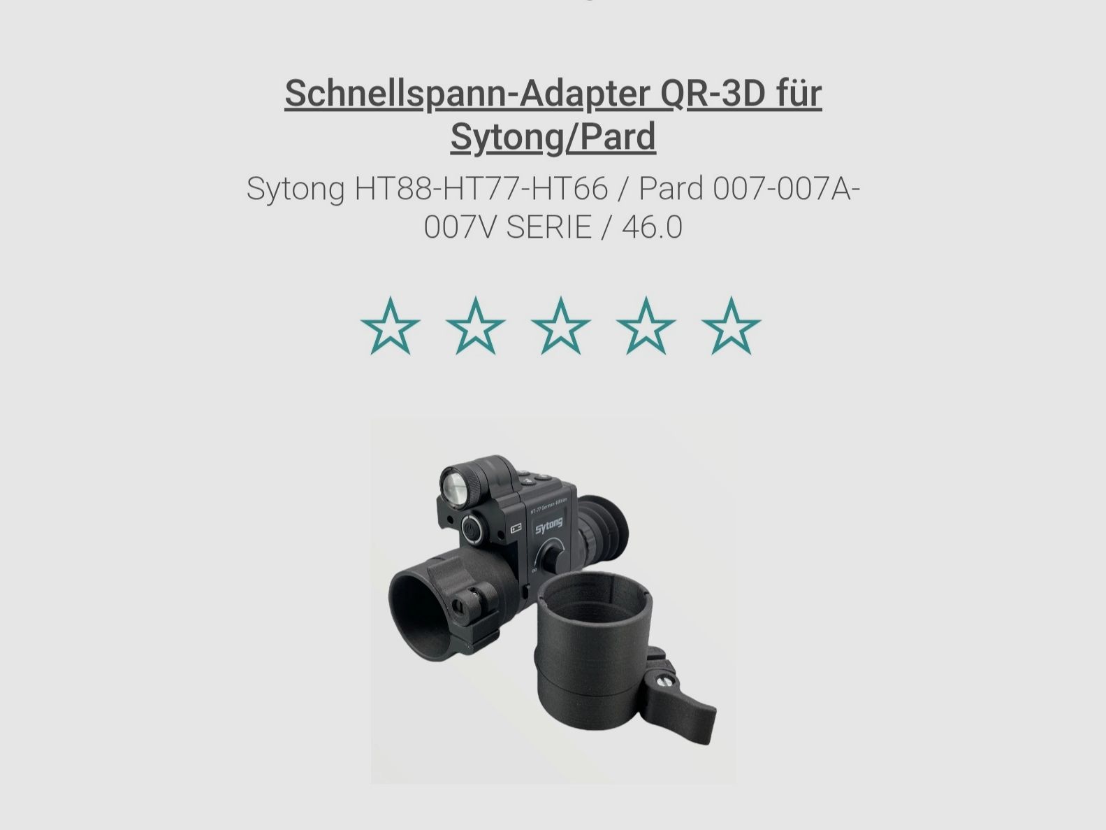 Flexi Schnellspannadapter QR-3D