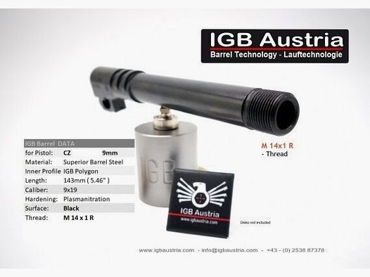IGB Austria for CZ75/85 -5' threaded barrel