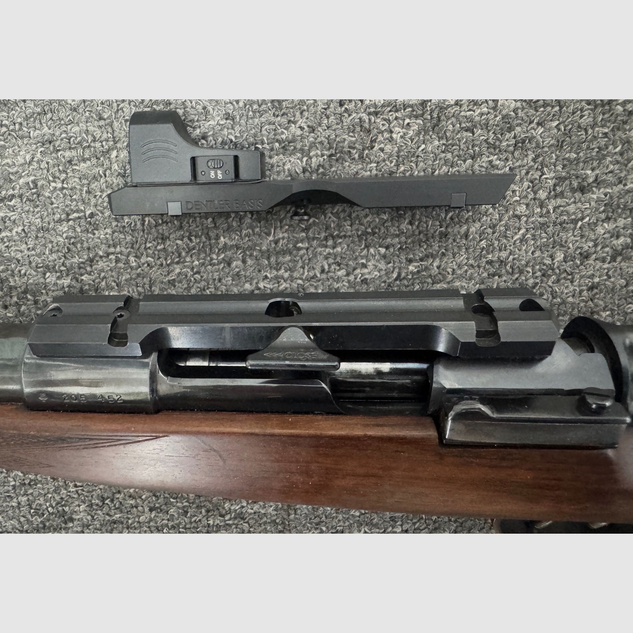 98 system 7x64 + Burris Fastfire2 na Dentler