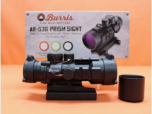 Burris Burris AR-536 Zielfernrohr 5x36 (300210) Ballistic CQ Leuchtabsehen (rot/grün) für Weaver/ Picatinny