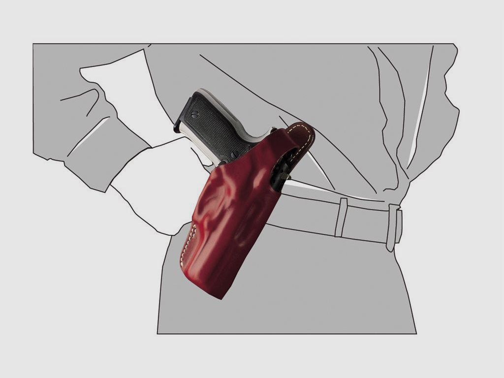 Schnellzugriffsgürtelholster für PX4 aus Leder VEGAHOLSTER T155 – SCHWARZ –, Bild 2 von 3