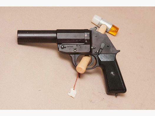 Suhl sygnalizacyjny pistolet LP 1 SigPi pistolet sygnalizacyjny Ministerstwo Obrony pieczątka