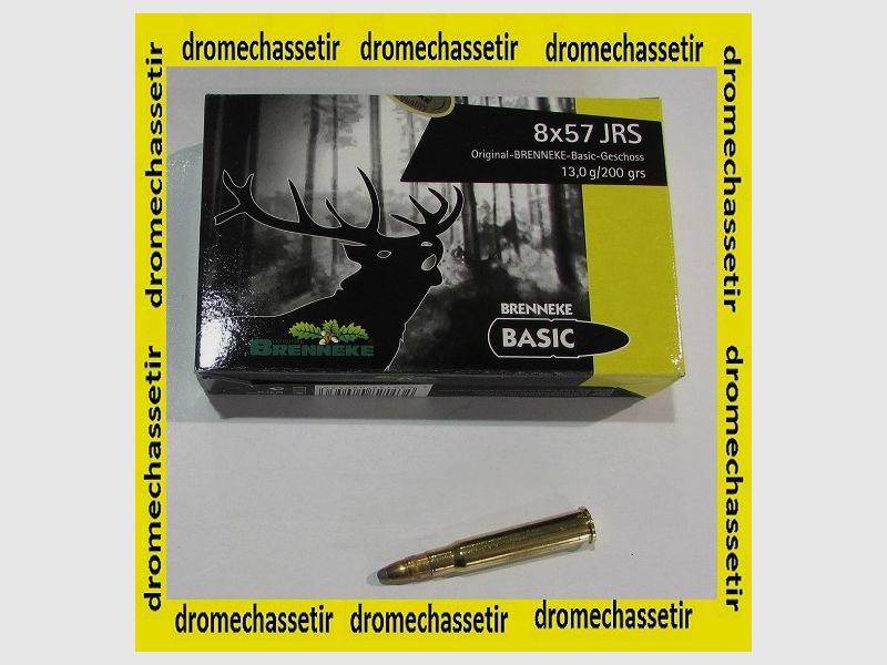 Box mit 20 Patronen Brenneke, Kal. 8x57JRS, Geschoss Basic 200 grains