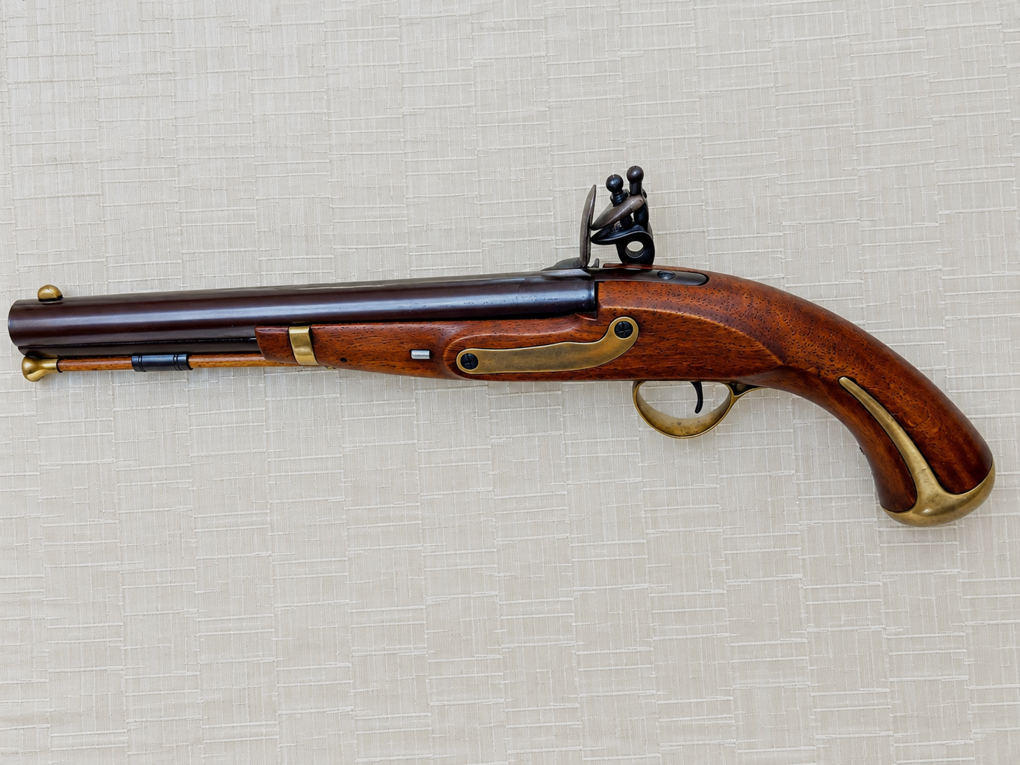 Pedersoli Harpers Ferry muzzleloader flintlock pistol caliber .58, immagine 3 di 4