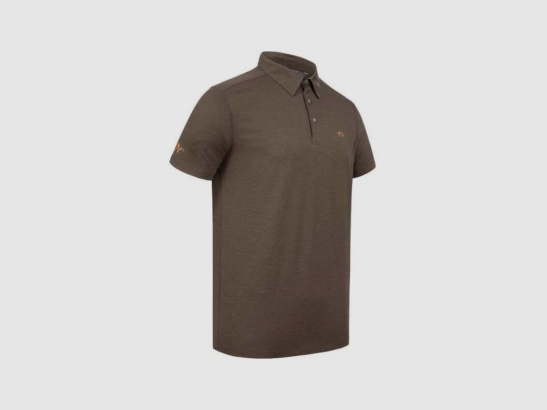 Blaser Herren Competition Polo Shirt dunkelbraun XL