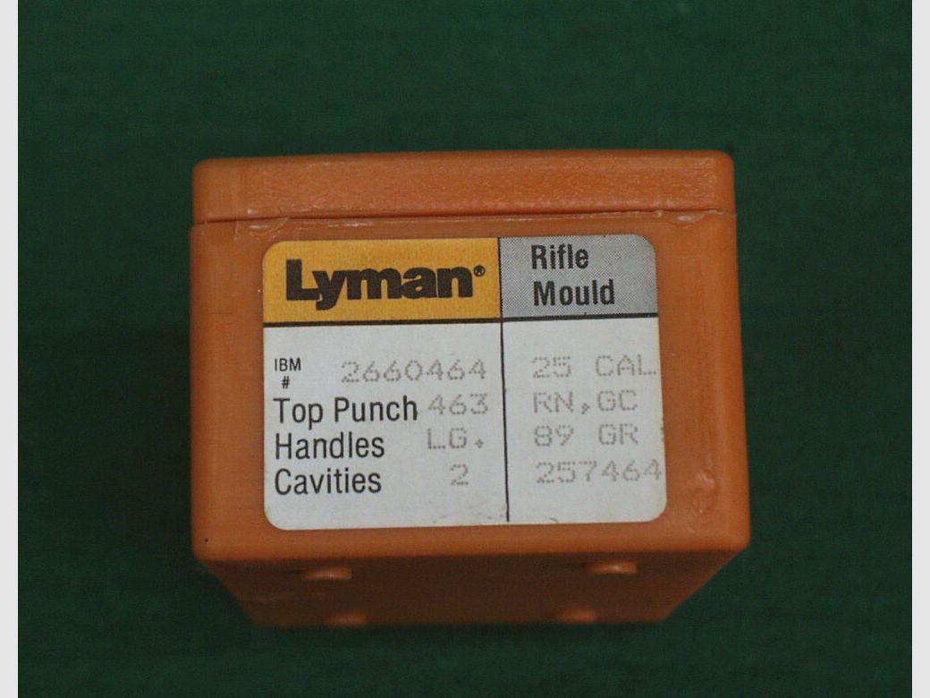 Lyman Kokille Kal.25