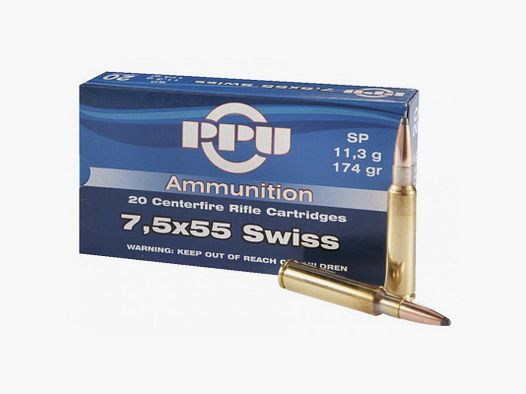 40 Partizan cal 7,5x55 174 grs soft point