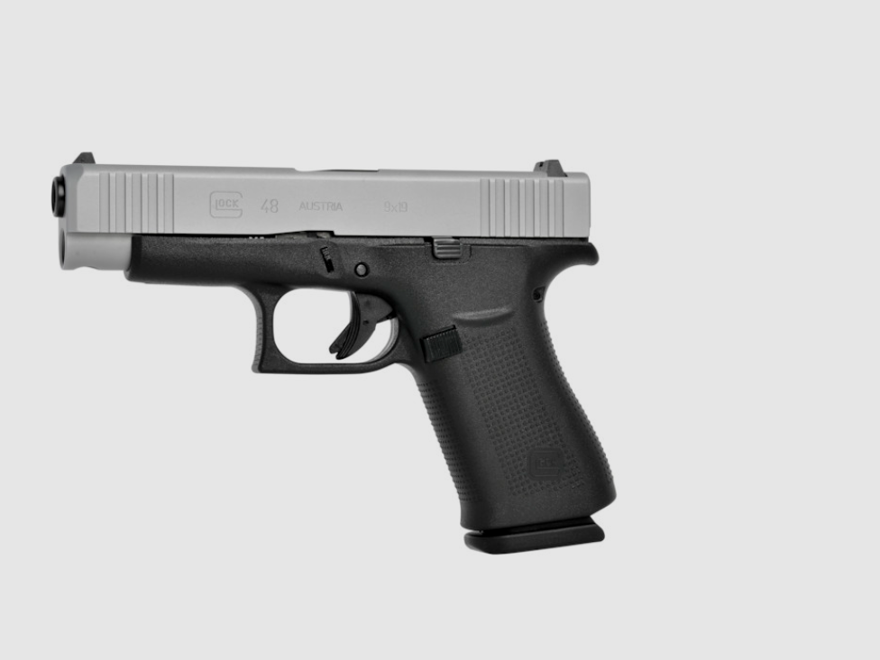 Glock 48 Silver pistool cal. 9 mm, afbeelding 2 van 2