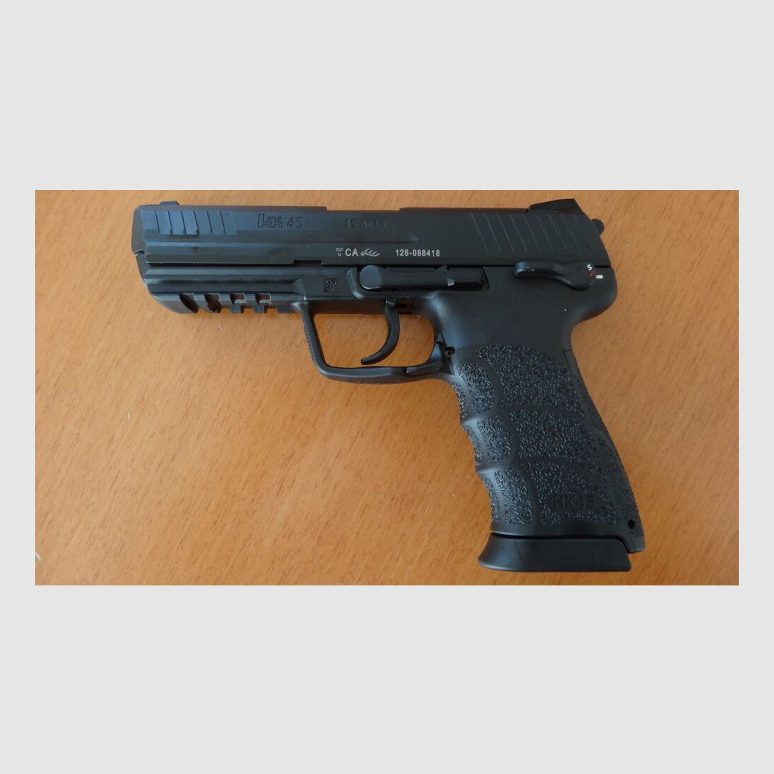 HECKLER & KOCH HECKLER & KOCH, PISTOL HK45 FULL SIZE, BLUED