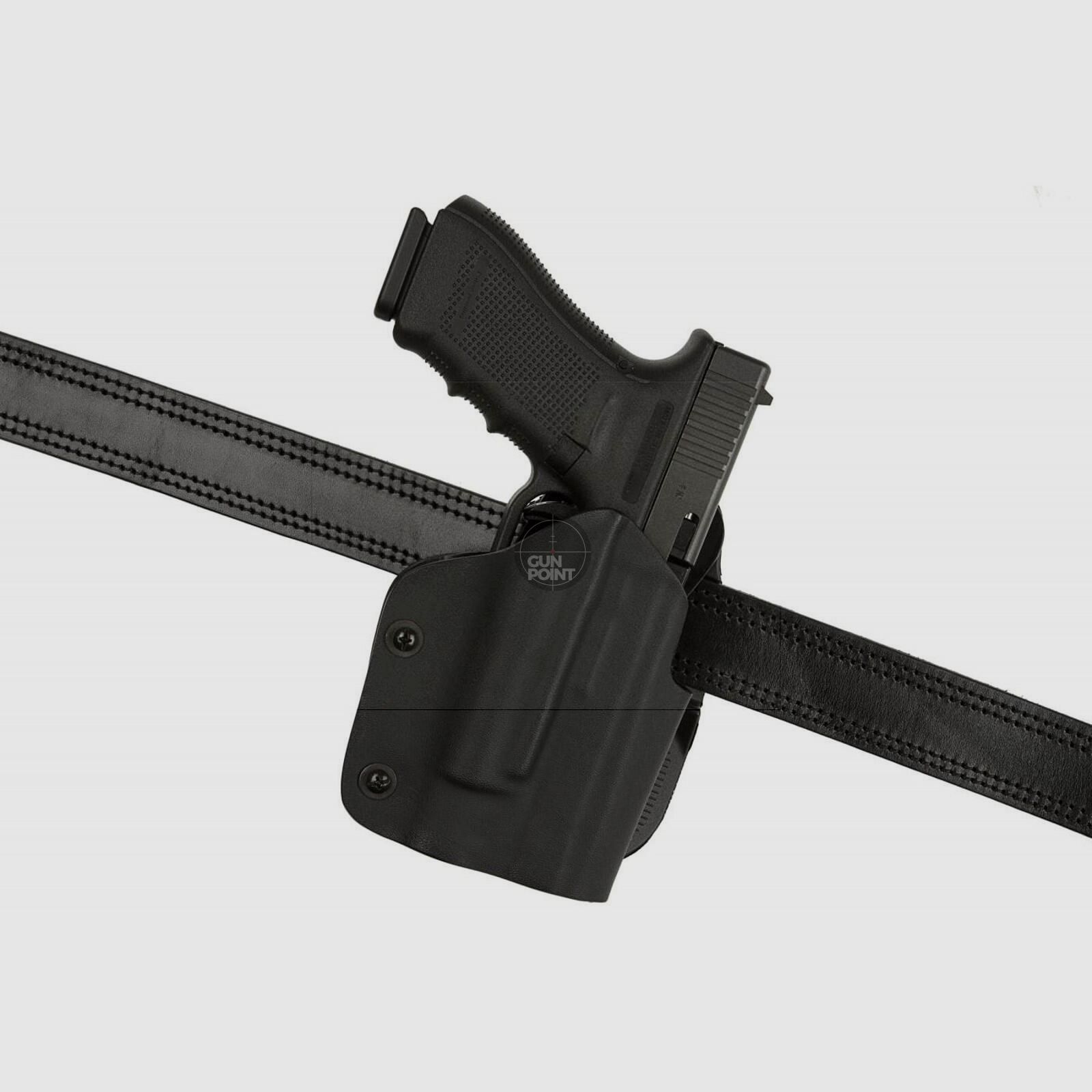 Frontline Open Top Kydex Holster fr Glock 17 M3 / M6 Paddle-Schwarz