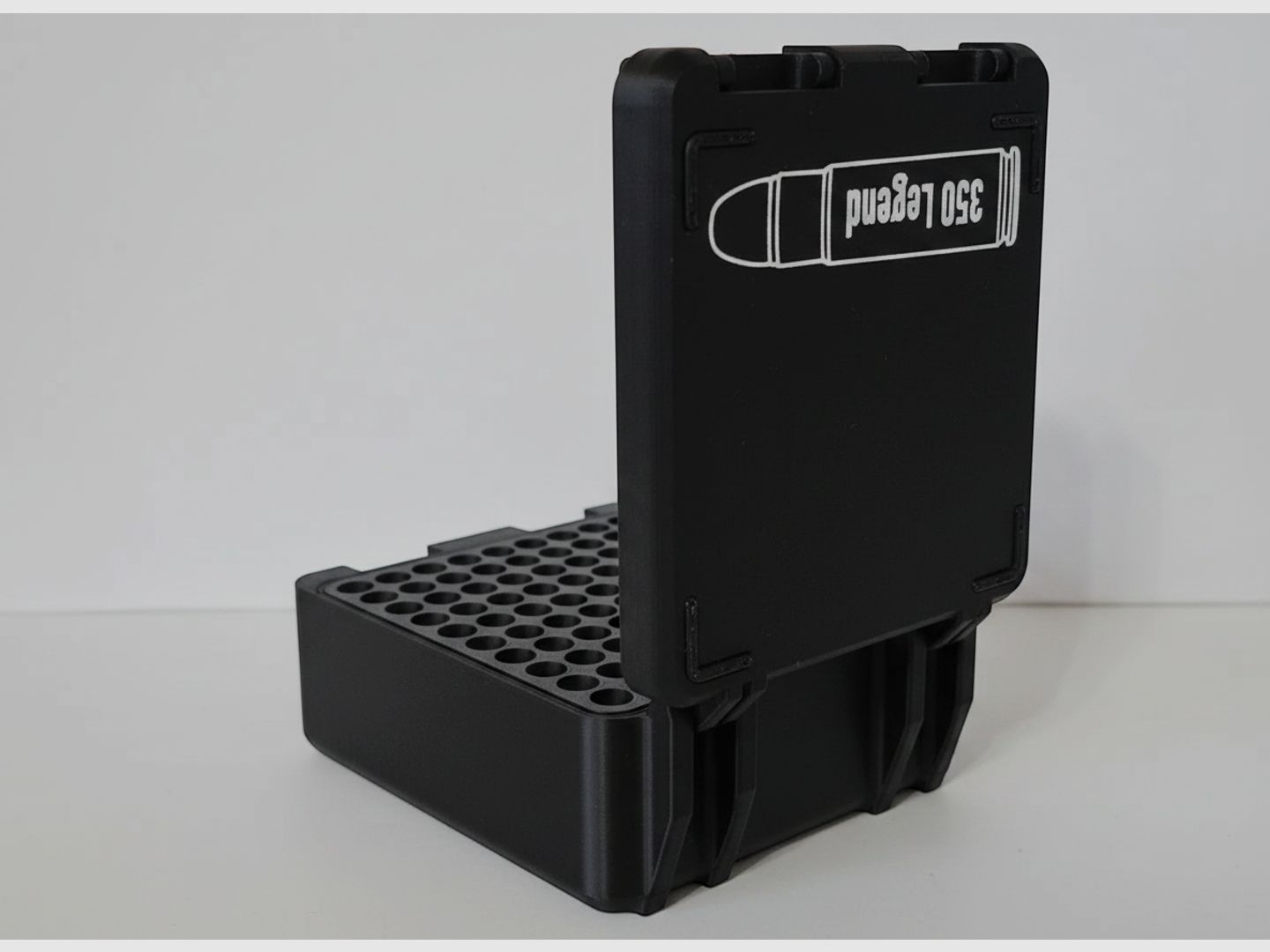 Filamelt Munitionsbox / 350 Legend / 'Klapp- / Rastdeckel' / Patronenbox, Ammo Box