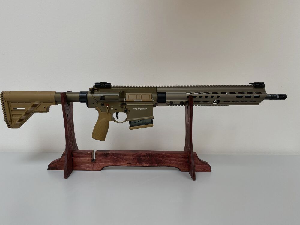Heckler & Koch SLB H&K MR308 A3 - .308 Win. - 16,5" - sandfarben - langer Handschutz