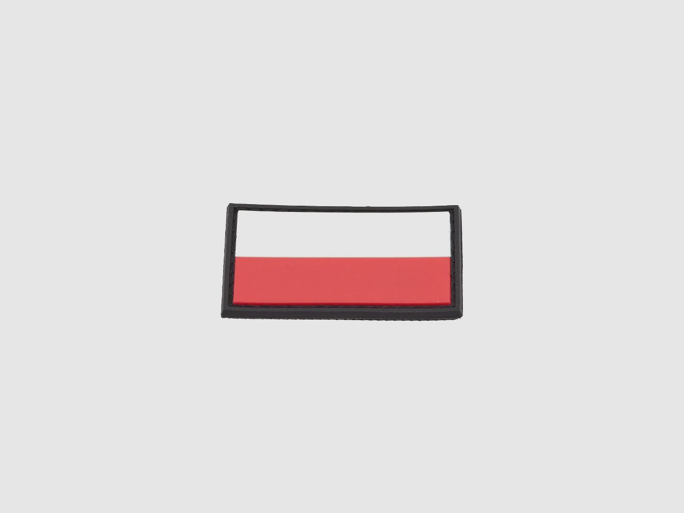 Parche de PVC con bandera polaca de 3×5 cm con cierre de gancho y bucle, imagen 2 de 3