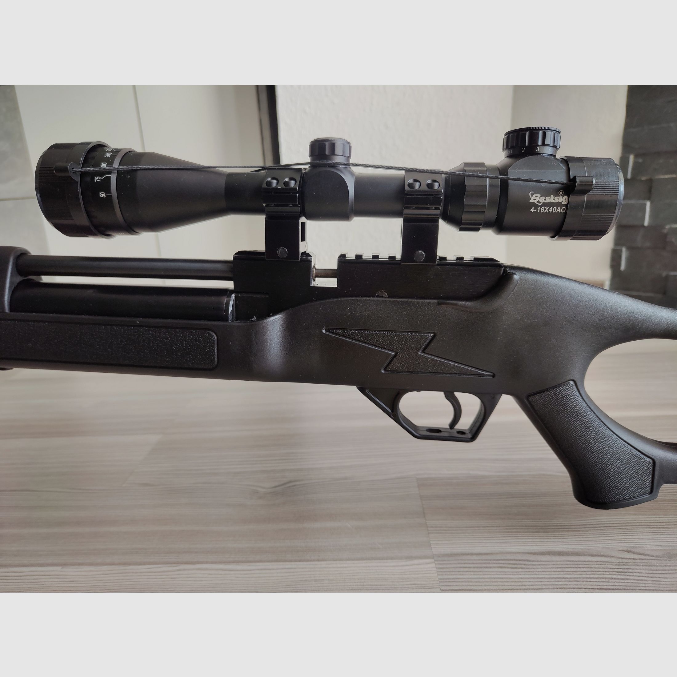 Fucile ad aria compressa Hatsan Flash calibro .25/6,35mm fino a 54 Joule!