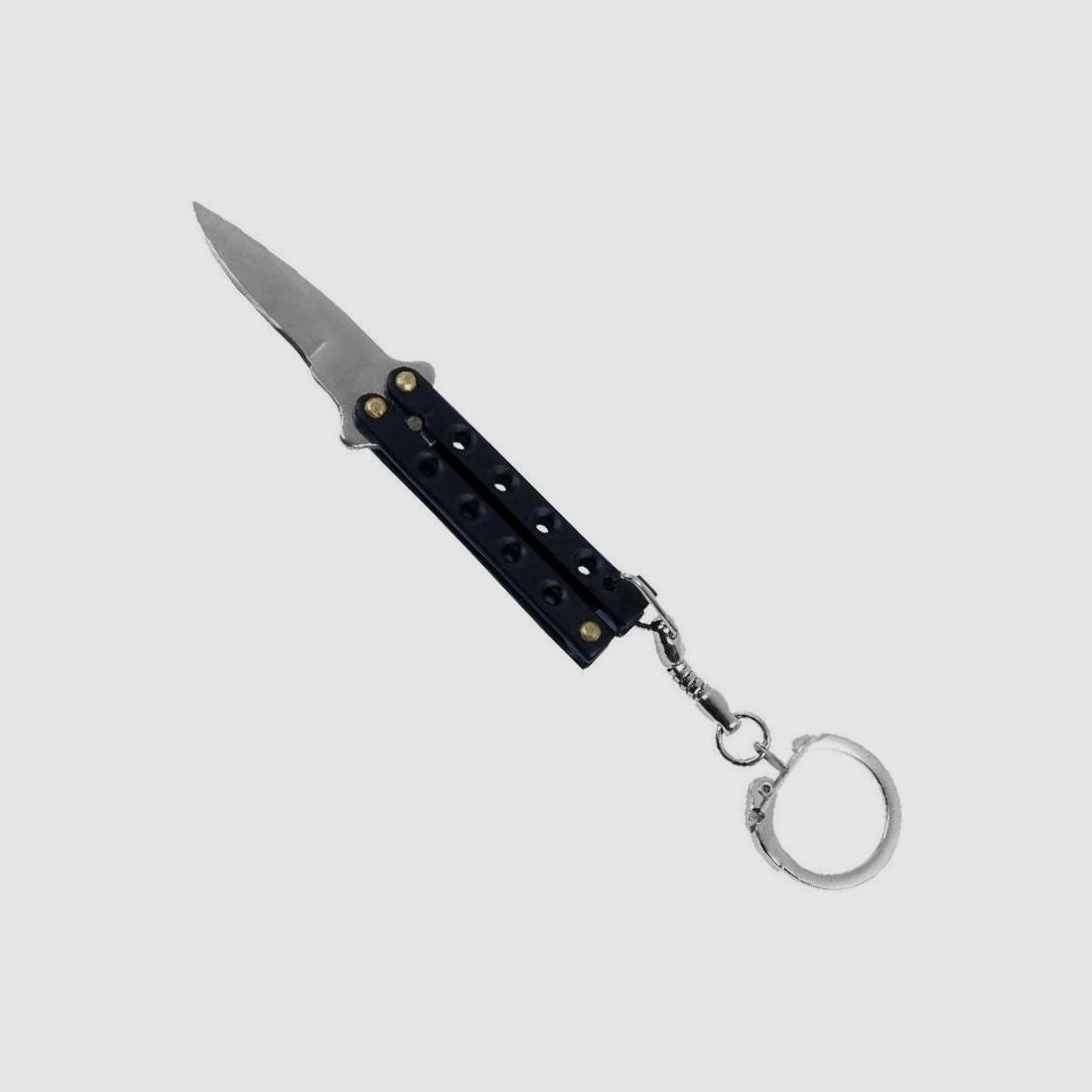 legal mini butterfly, keychain black