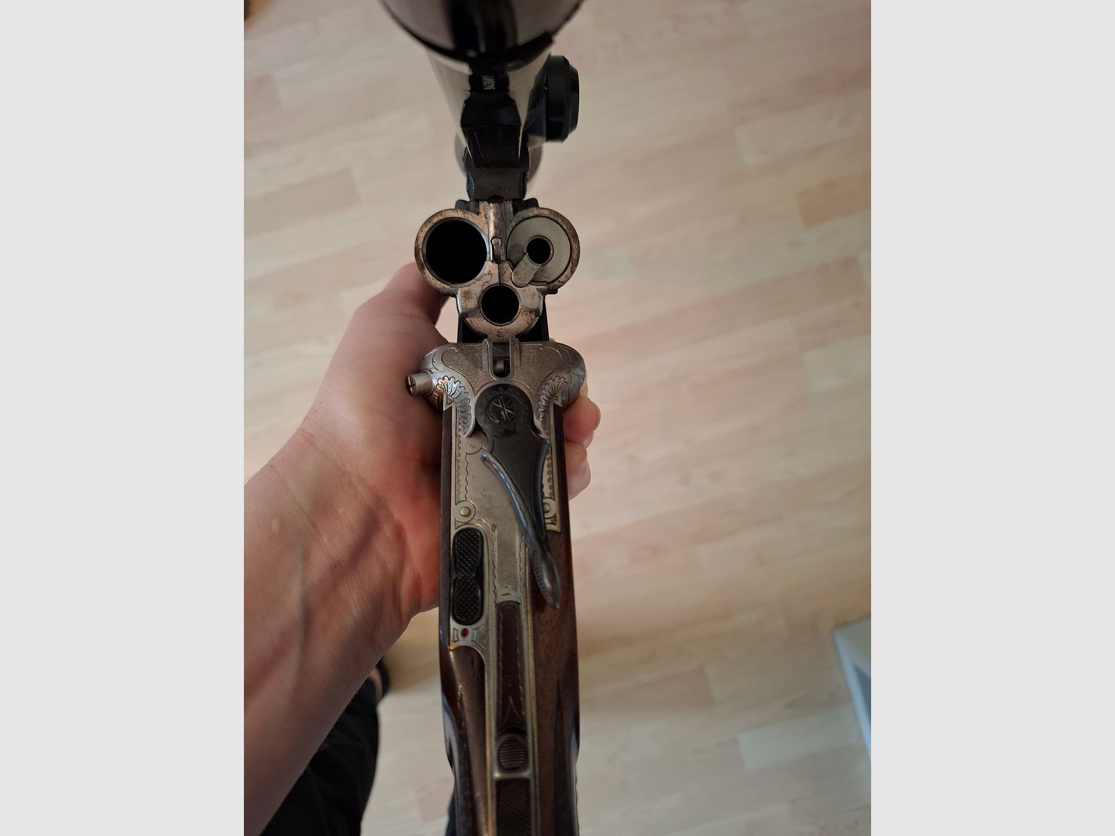 Krieghoff Trumpf Drilling 7x65R 16/70 + EL .22 Hornet