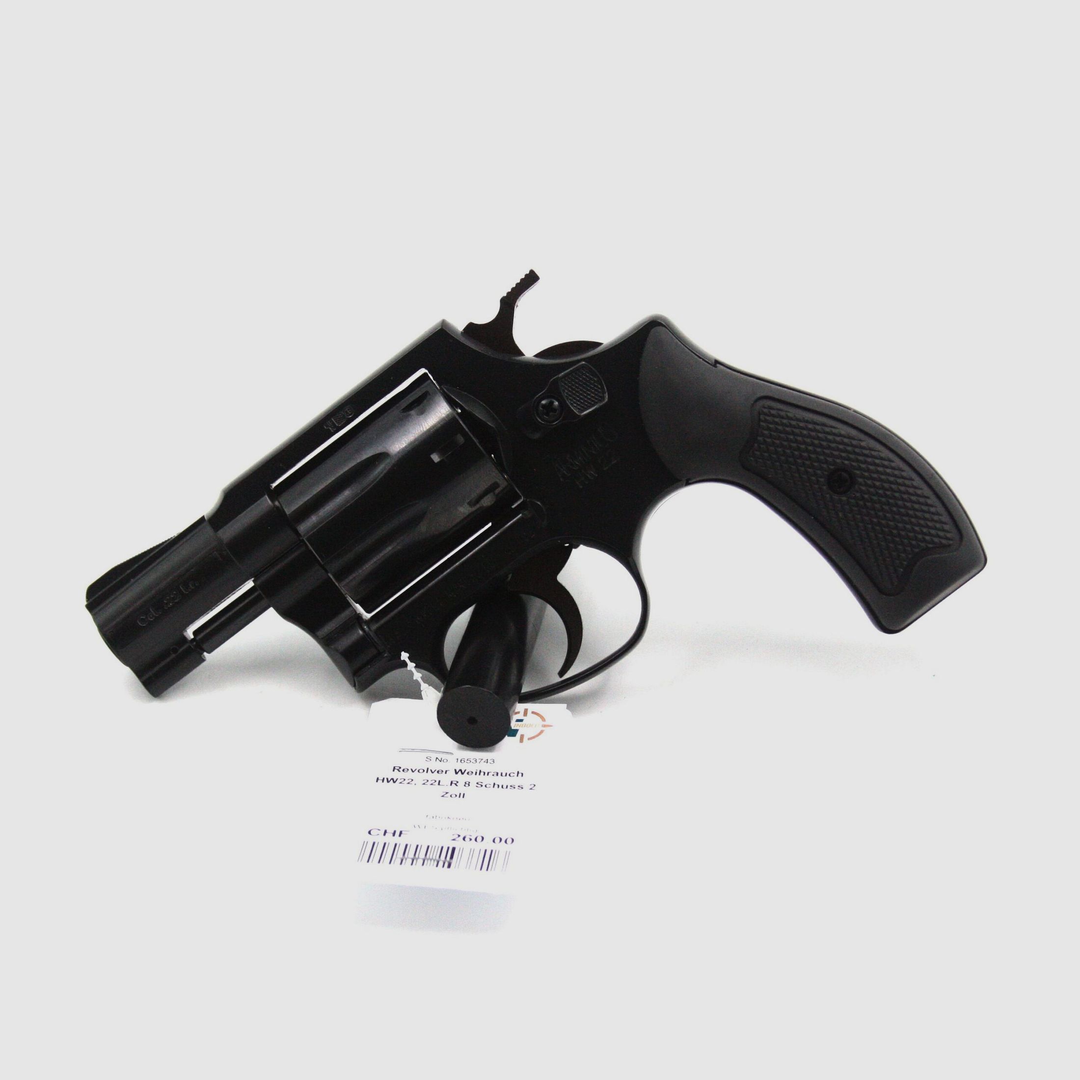 Revolver Weihrauch HW22, .22 LR, 2″ Lauf, 8 Schuss, Bild 1 von 2