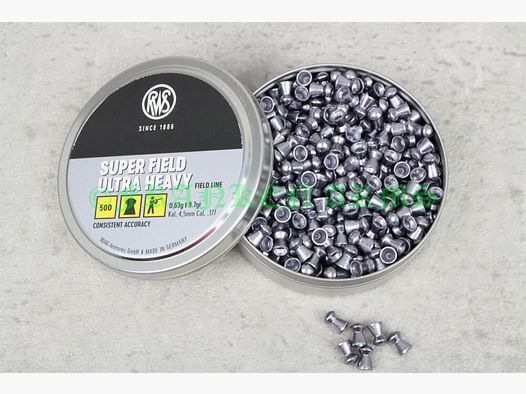 RWS Super Field Ultra Heavy 4.51mm 500 pieces quantity discounts