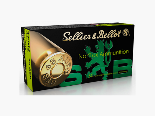 45ACP nontox S&B TFMJ 230gr VE50